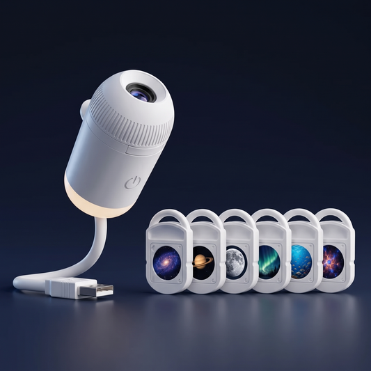 NOXARA galaxy projector with interchangeable film discs